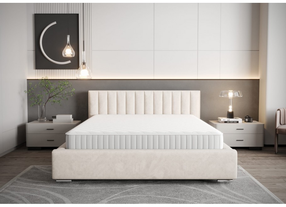 Łóżko tapicerowane glamour SELI 7