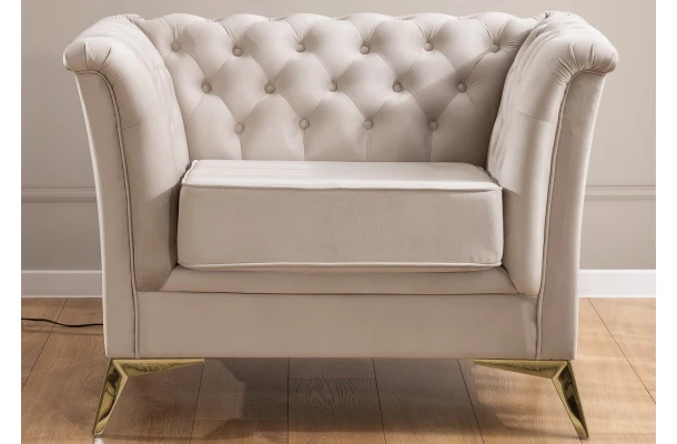 Zestaw mebli pikowanych Chesterfield 3+2+1 Hasso Bis - design i funkcjonalnosc w parze