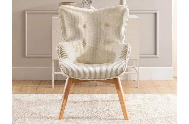 Fotel nowoczesny tapicerowany Brisa - eleganckie