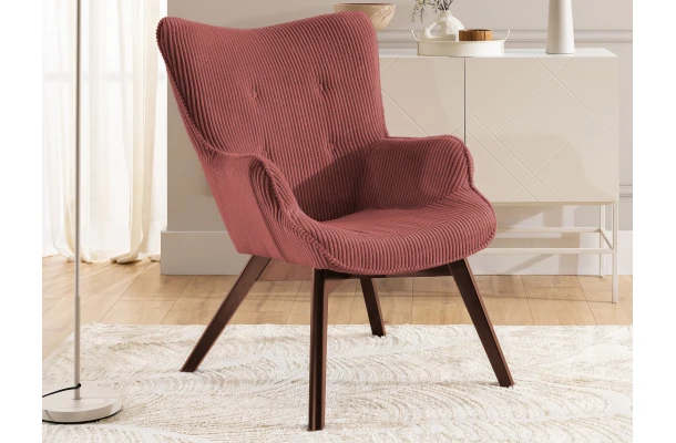 Fotel nowoczesny tapicerowany Brisa - designerskie