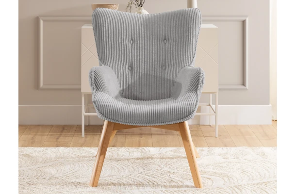 Fotel nowoczesny tapicerowany Brisa - ergonomiczne