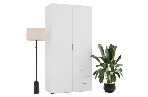Szafa uchylna dwudrzwiowa z szufladami na wymiar Modena - design i funkcjonalnosc w parze