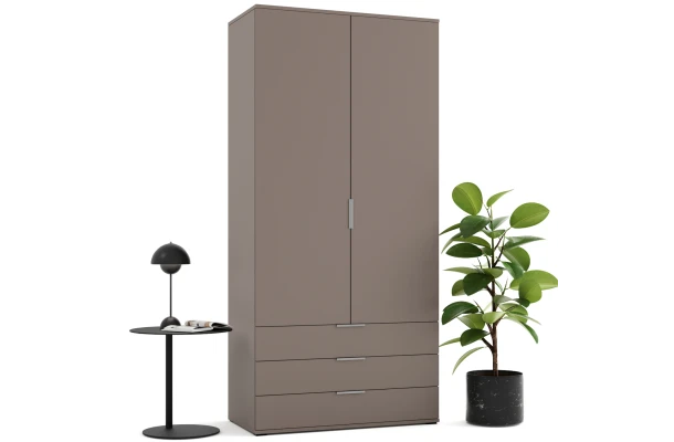 Szafa uchylna dwudrzwiowa z szufladami na wymiar Linea - design i funkcjonalnosc w parze