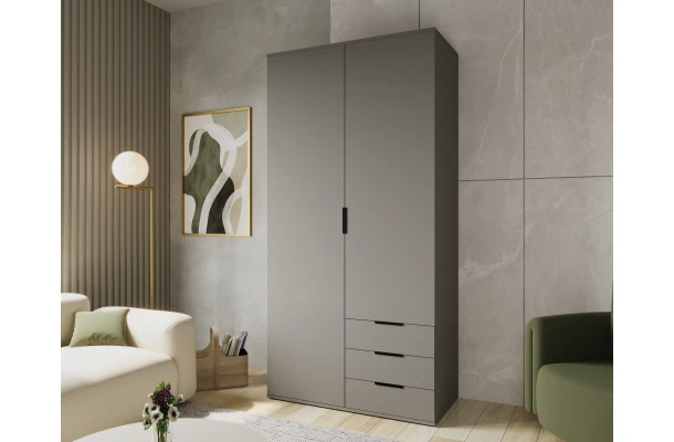 Szafa uchylna dwudrzwiowa z szufladami na wymiar Modena - design i funkcjonalnosc w parze