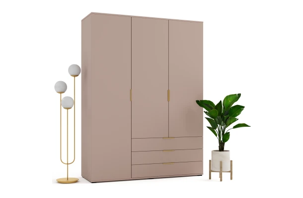 Szafa uchylna trzydrzwiowa z szufladami na wymiar Modena - design i funkcjonalnosc w parze