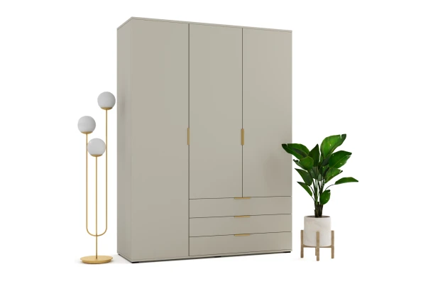 Szafa uchylna trzydrzwiowa z szufladami na wymiar Modena - design i funkcjonalnosc w parze