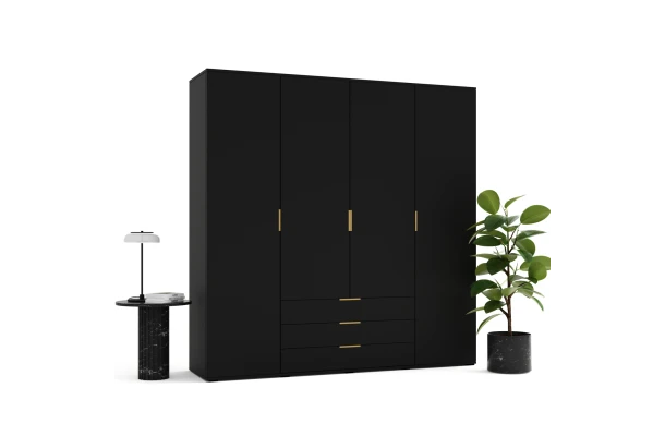 Szafa uchylna czterodrzwiowa z szufladami na wymiar Modena - design i funkcjonalnosc w parze