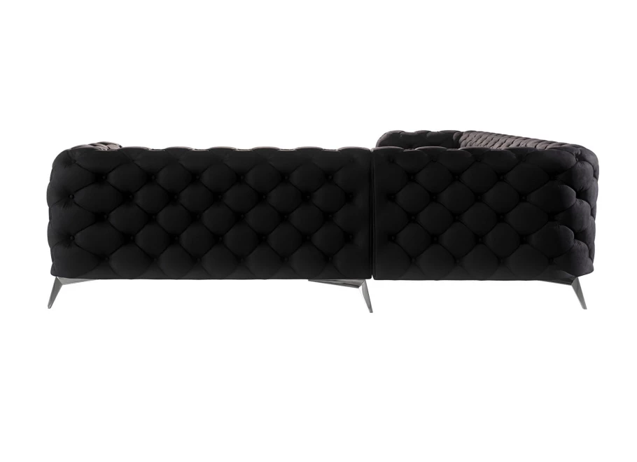 Narożnik sześcioosobowy luksusowy pikowany Chesterfield TEO 3+E+2