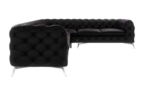 Narożnik sześcioosobowy luksusowy pikowany Chesterfield TEO 3+E+2 - design i funkcjonalnosc w parze