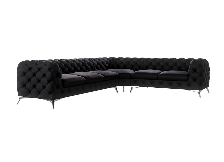 Narożnik sześcioosobowy luksusowy pikowany Chesterfield TEO 3+E+2 19
