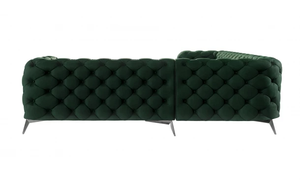 Narożnik sześcioosobowy luksusowy pikowany Chesterfield TEO 3+E+2 - design i funkcjonalnosc w parze