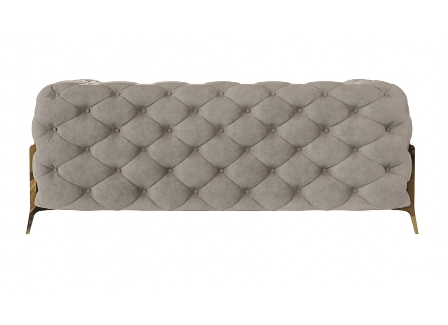 Sofa dwuosobowa pikowana glamour Chesterfield TEO HIGH 2 4