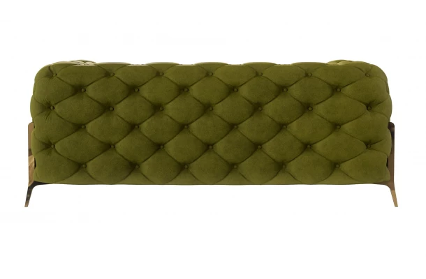 Sofa dwuosobowa pikowana glamour Chesterfield TEO HIGH 2 - wygodne Sofa dwuosobowa pikowana glamour Chesterfield TEO HIGH 2 - wygodne