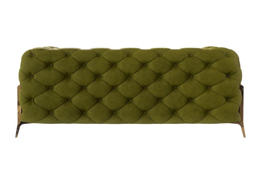 Sofa dwuosobowa pikowana glamour Chesterfield TEO HIGH 2 6
