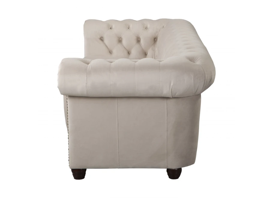 Sofa trzyosobowa pikowana Chesterfield FELIX 3