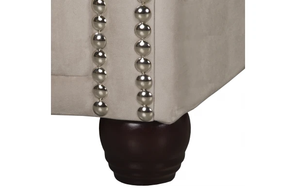 Sofa trzyosobowa pikowana Chesterfield FELIX 3 - design i funkcjonalnosc w parze