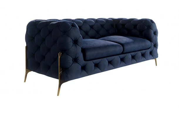 Sofa dwuosobowa pikowana glamour Chesterfield TEO HIGH 2 - eleganckie Sofa dwuosobowa pikowana glamour Chesterfield TEO HIGH 2 - eleganckie