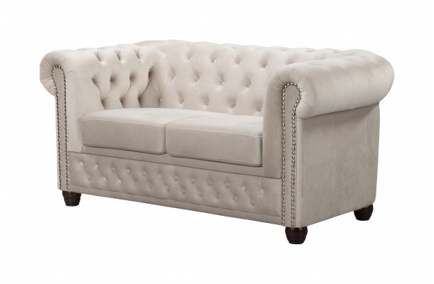 Sofa dwuosobowa pikowana Chesterfield FELIX 2