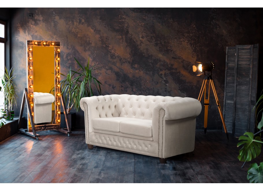Sofa dwuosobowa pikowana Chesterfield FELIX 2 25