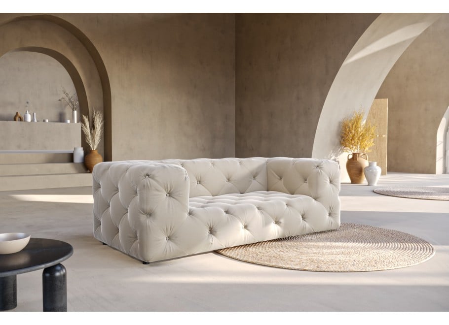 Sofa dwuosobowa pikowana premium Chesterfield BENTLEY 7