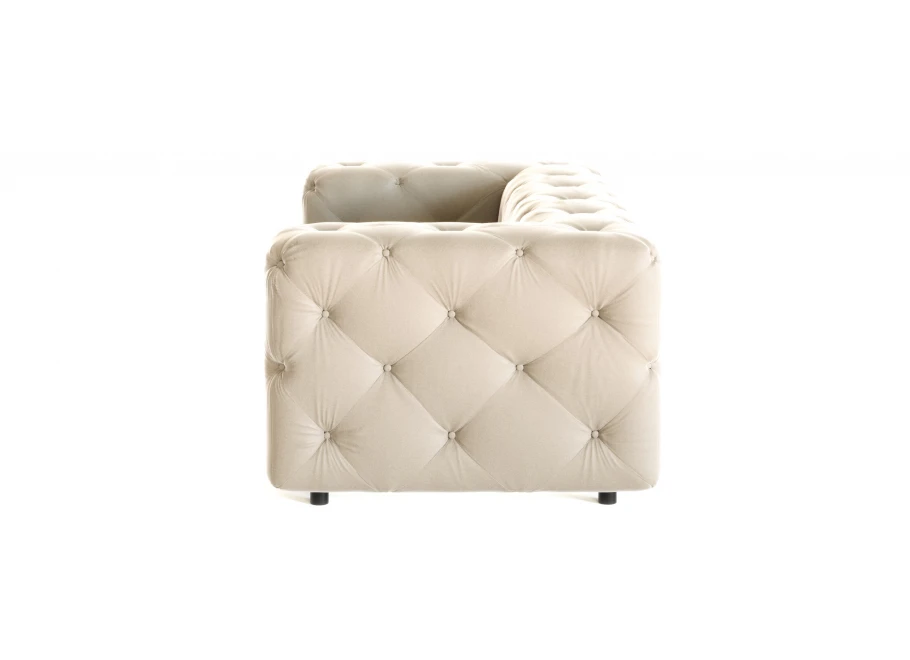 Sofa dwuosobowa pikowana premium Chesterfield BENTLEY