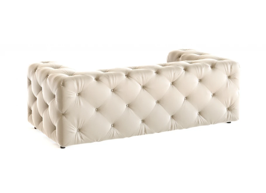 Sofa dwuosobowa pikowana premium Chesterfield BENTLEY