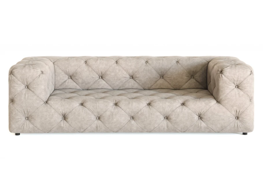 Sofa trzyosobowa pikowana premium Chesterfield BENTLEY