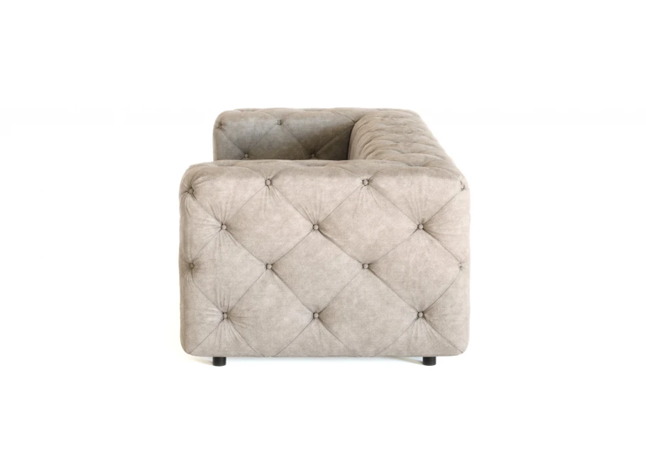 Sofa trzyosobowa pikowana premium Chesterfield BENTLEY
