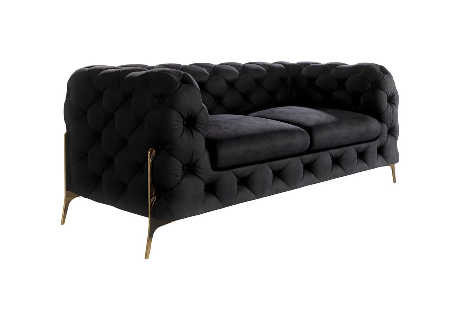 Sofa dwuosobowa pikowana glamour Chesterfield TEO HIGH 2 Sofa dwuosobowa pikowana glamour Chesterfield TEO HIGH 2