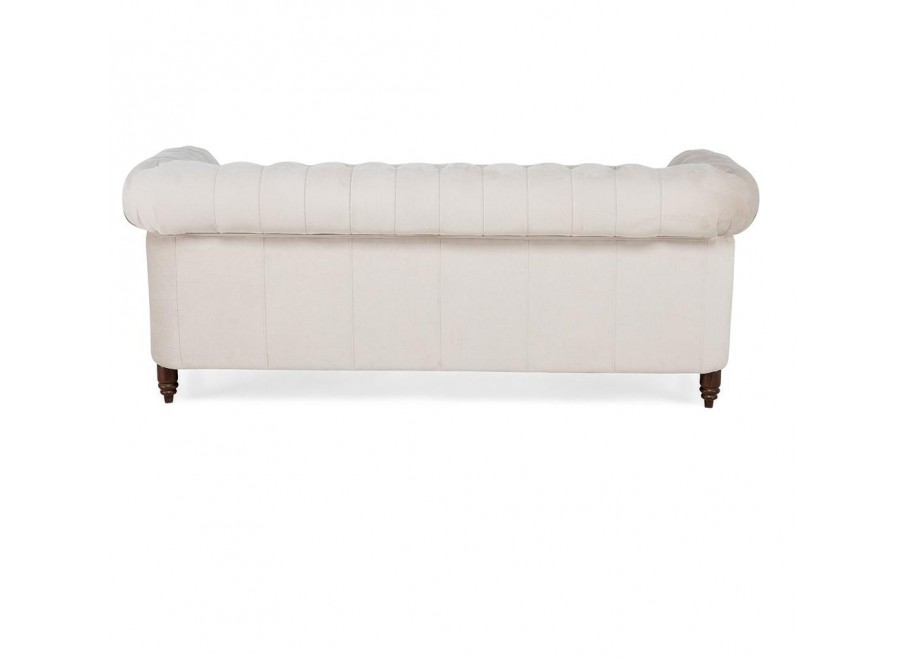 Sofa pikowana VINCENT Chesterfield – szara, stylowa, idealna do salonu 6