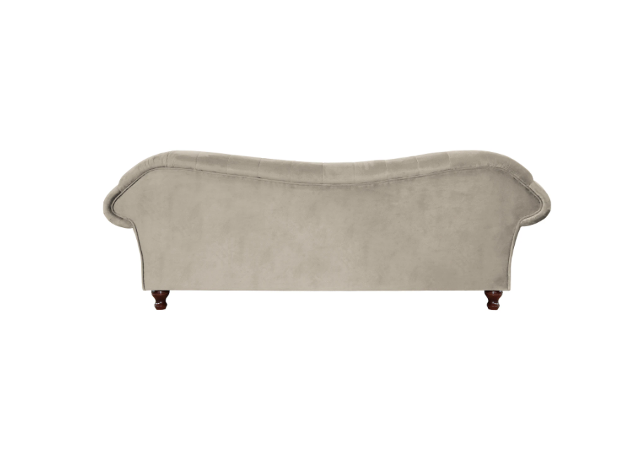 Wygodna szara sofa trzyosobowa Paris Chesterfield– idealna do każdego wnętrza 6