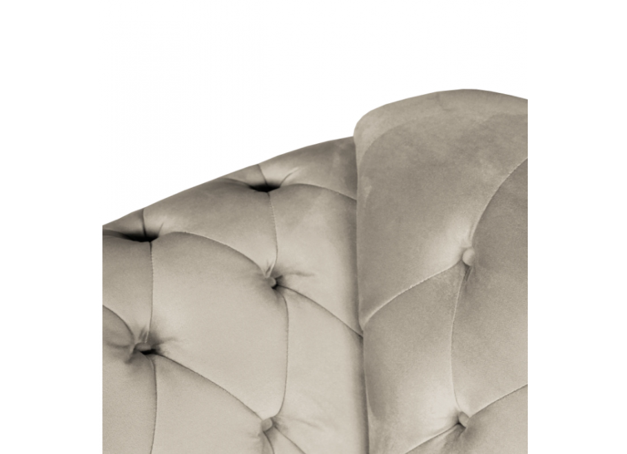 Wygodna szara sofa trzyosobowa Paris Chesterfield– idealna do każdego wnętrza 5