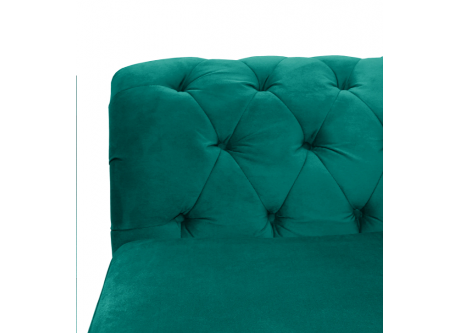 Stylowa sofa Chesterfield PARIS pikowana w turkusowym odcieniu – wygodna i efektowna 5