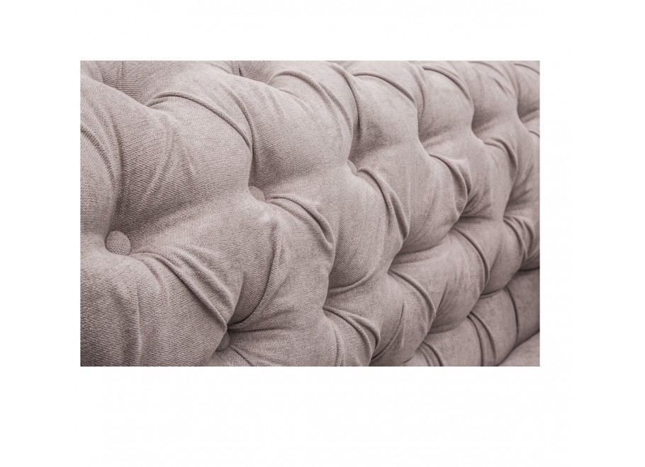 Szara sofa trzyosobowa Chesterfield PORTO – elegancka i wygodna do salonu 7