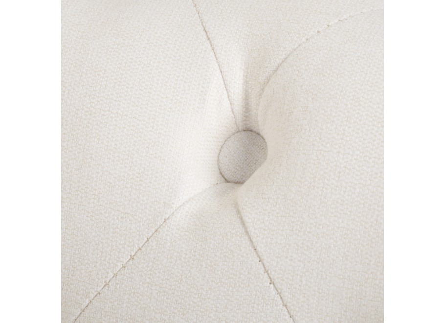 Kremowa mała sofa pikowana SYDNEY – klasyka Chesterfield do salonu 9