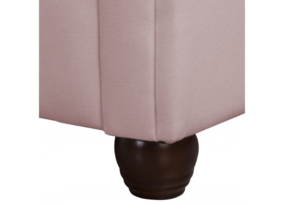 Sofa SYDNEY brudny róż – elegancka, pikowana, 2-osobowa Chesterfield 3