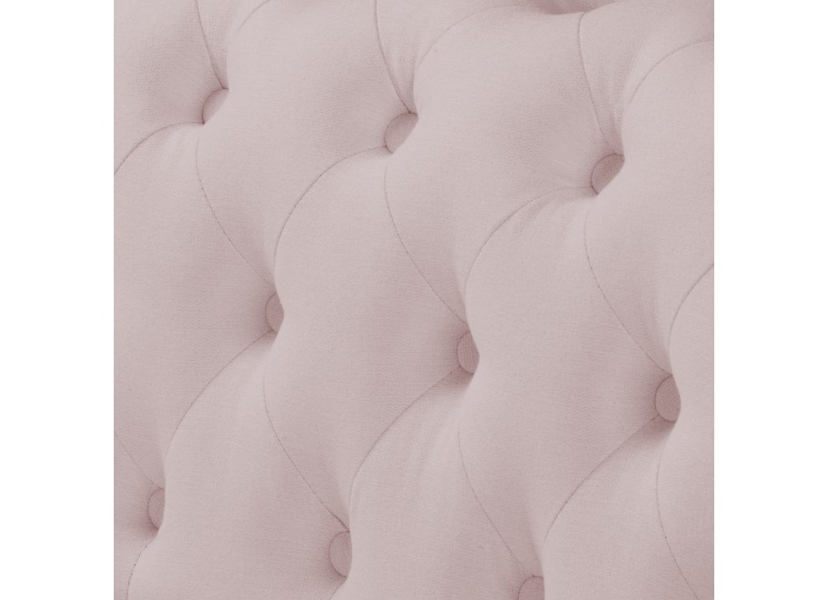 Sofa SYDNEY brudny róż – elegancka, pikowana, 2-osobowa Chesterfield 5