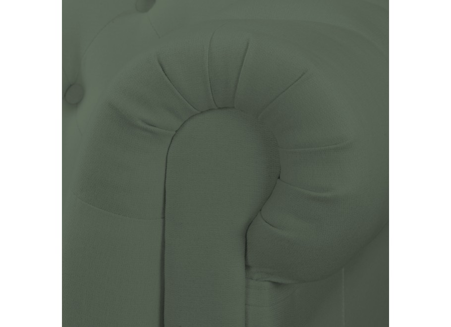 Chesterfield SYDNEY w zielonym kolorze – wygodna sofa dwuosobowa 5