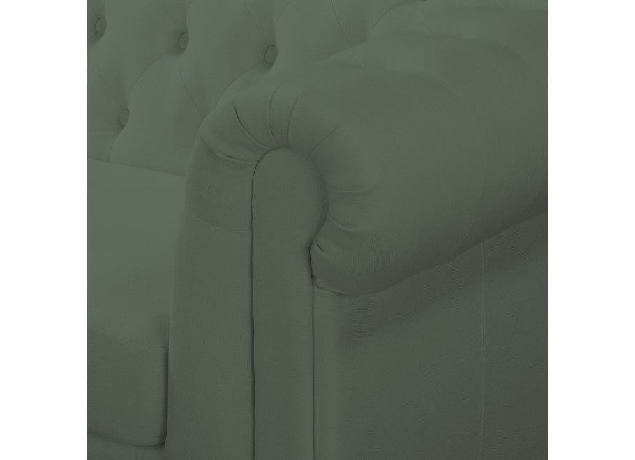 Chesterfield SYDNEY w zielonym kolorze – wygodna sofa dwuosobowa 8