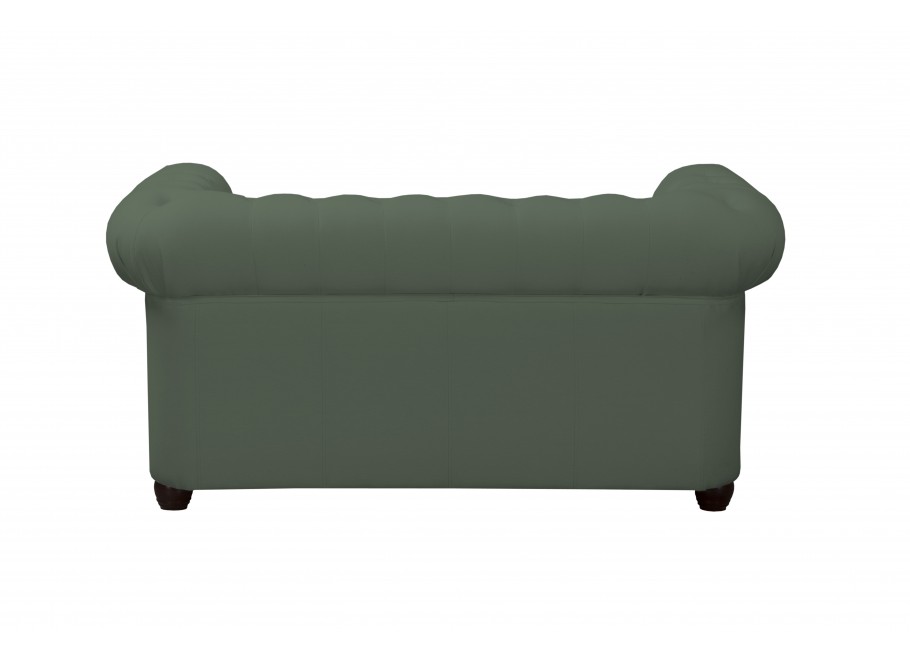 Chesterfield SYDNEY w zielonym kolorze – wygodna sofa dwuosobowa 6