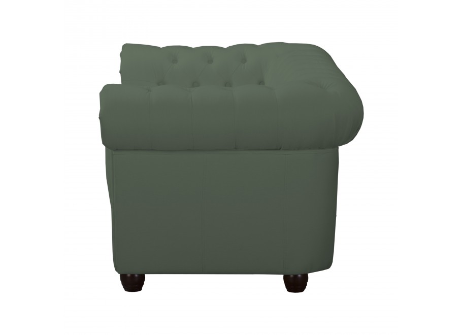 Chesterfield SYDNEY w zielonym kolorze – wygodna sofa dwuosobowa 7