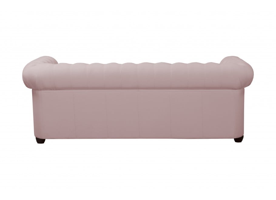 Różowa sofa pikowana Chesterfield SYDNEY – stylowa 3-osobowa propozycja 5