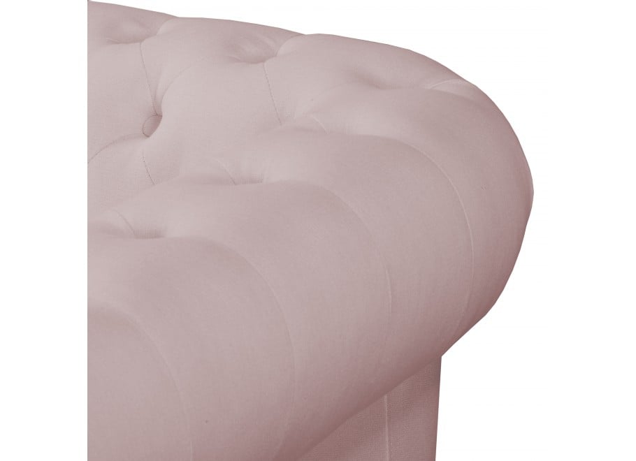 Różowa sofa pikowana Chesterfield SYDNEY – stylowa 3-osobowa propozycja 8
