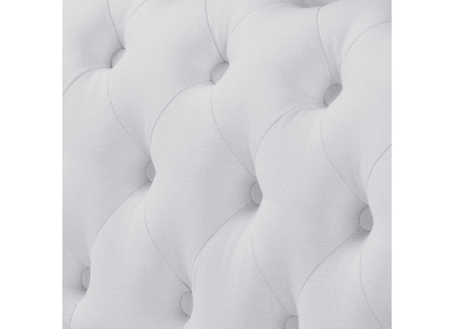 Sofa Chesterfield SYDNEY popielata – 3-osobowa, pikowana, stylowa 5