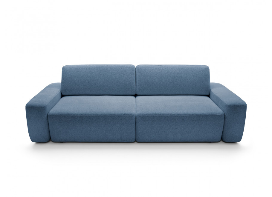 Bolim – nowoczesna sofa granatowa z funkcją spania i pojemnikiem na pościel 3