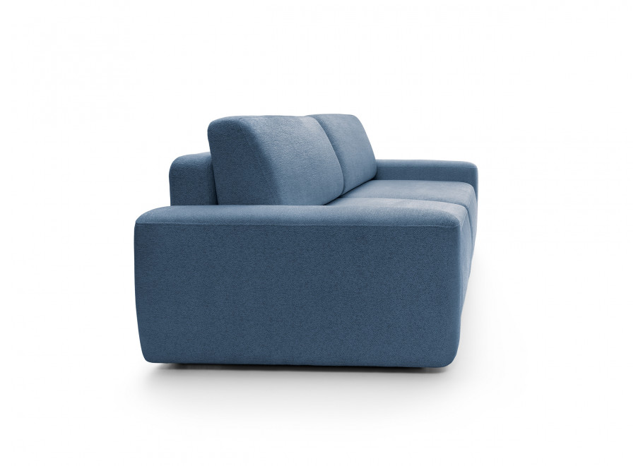 Bolim – nowoczesna sofa granatowa z funkcją spania i pojemnikiem na pościel 6