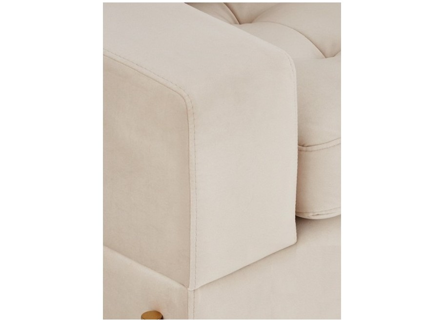 Nowoczesna sofa Volio beżowa – 3-osobowa, elegancka 5