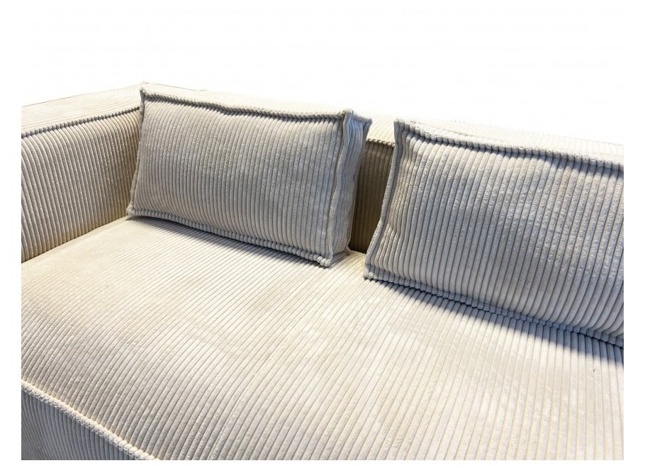 Beżowa sofa dwuosobowa Esmo – nowoczesny styl do salonu - Lincoln 03