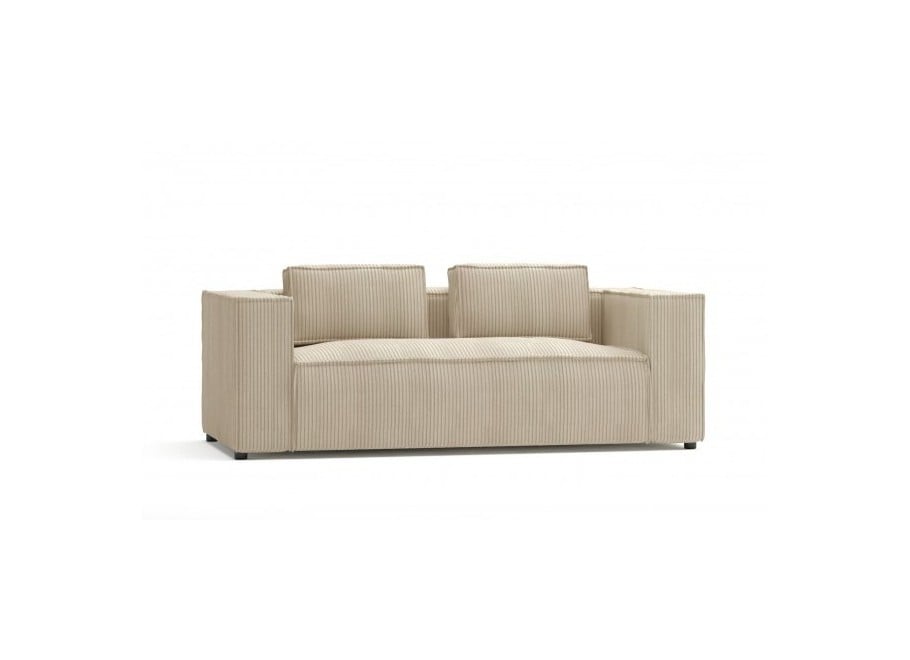 Beżowa sofa dwuosobowa Esmo – nowoczesny styl do salonu - Lincoln 03