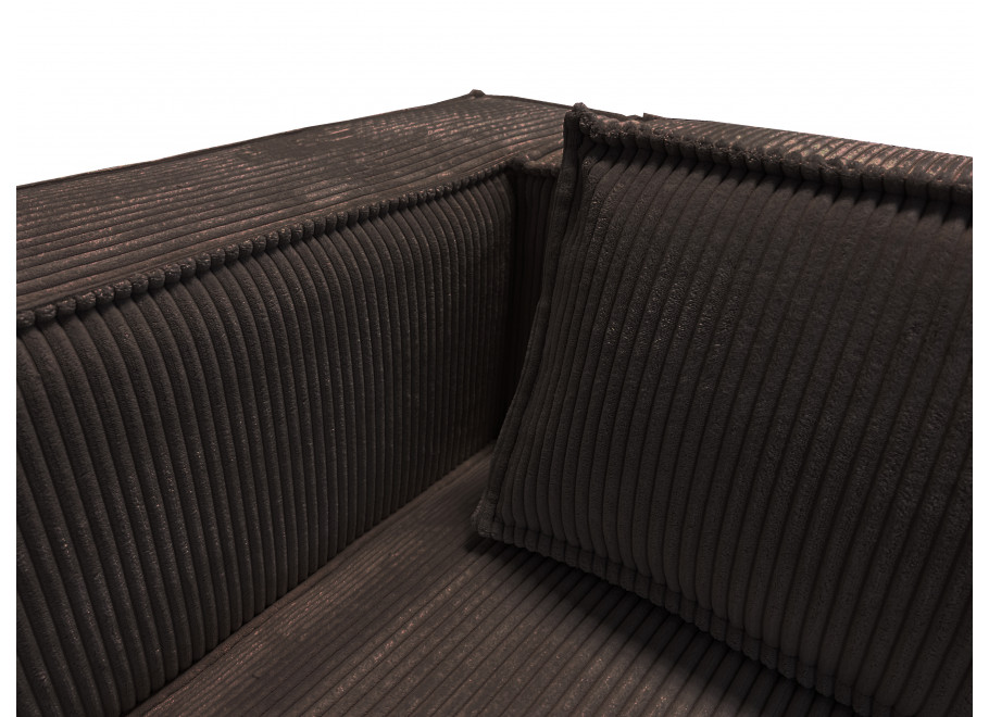 Esmo – dwuosobowa sofa ciemnobrązowa do nowoczesnych wnętrz 4